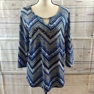 Carol Rose Paisley Top